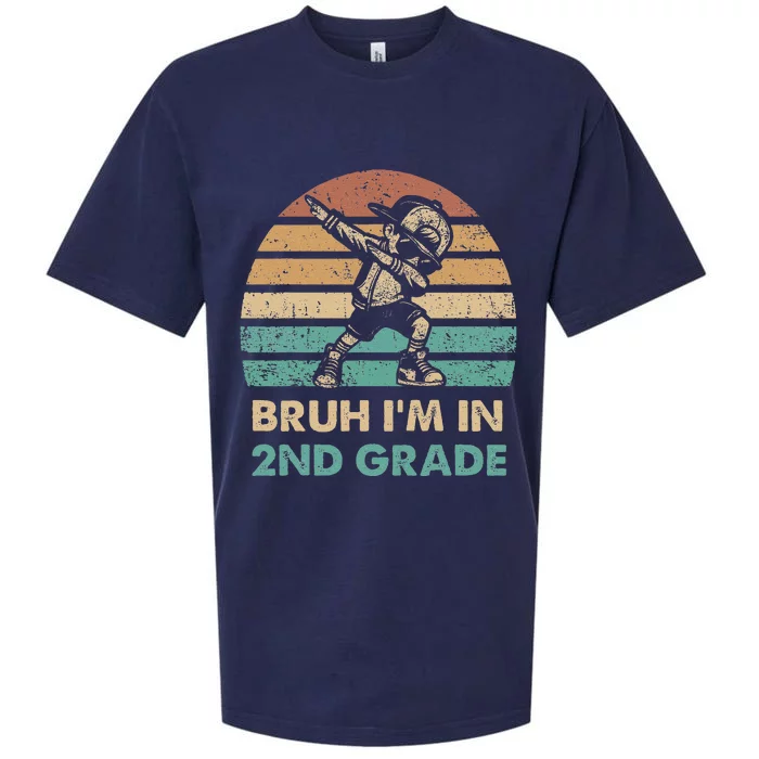 Second Grade Dabbing Bruh IM In 2nd Grade Students Sueded Cloud Jersey T-Shirt