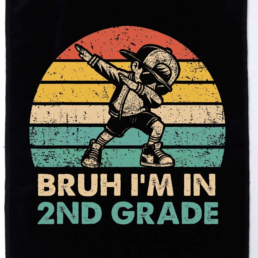 Second Grade Dabbing Boy Bruh IM In 2nd Grade Students = Platinum Collection Golf Towel