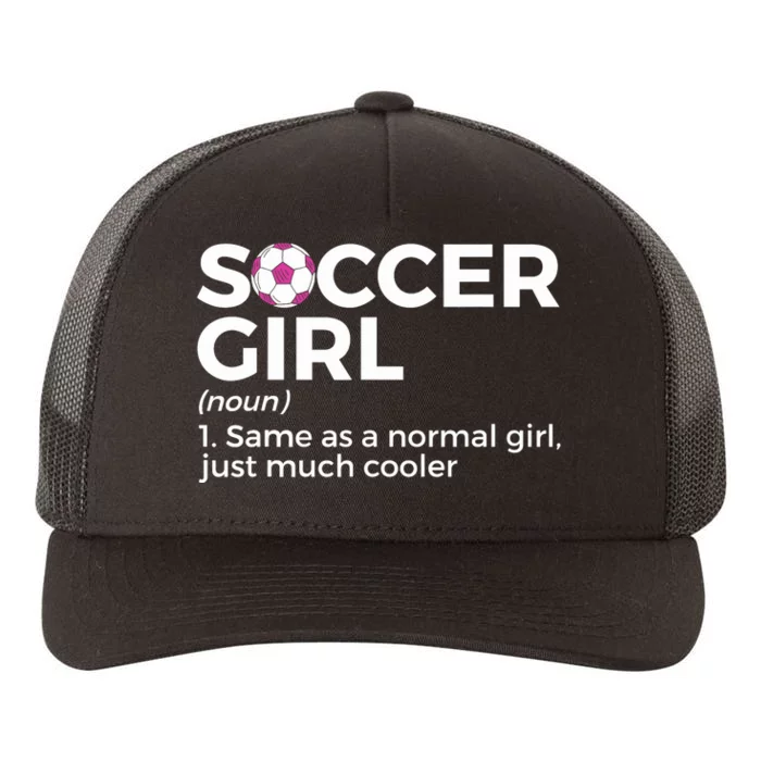 Soccer Girl Definition Yupoong Adult 5-Panel Trucker Hat