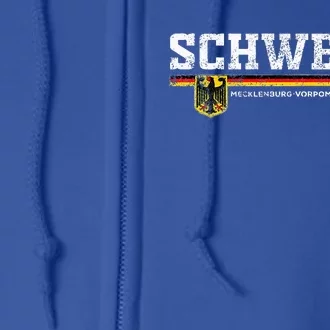 Schwerin Germany Deutschland Full Zip Hoodie