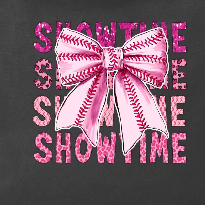 Showtime Game Day Baseball Team Coquette Zip Tote Bag