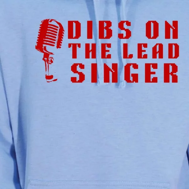 SINGER GIFT DIBS ON THE LEAD SINGER BAND VOCALIST Unisex Surf Hoodie