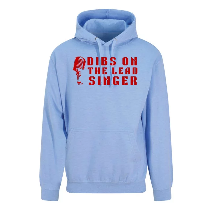 SINGER GIFT DIBS ON THE LEAD SINGER BAND VOCALIST Unisex Surf Hoodie