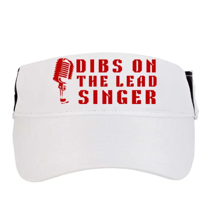 SINGER GIFT DIBS ON THE LEAD SINGER BAND VOCALIST Adult Drive Performance Visor