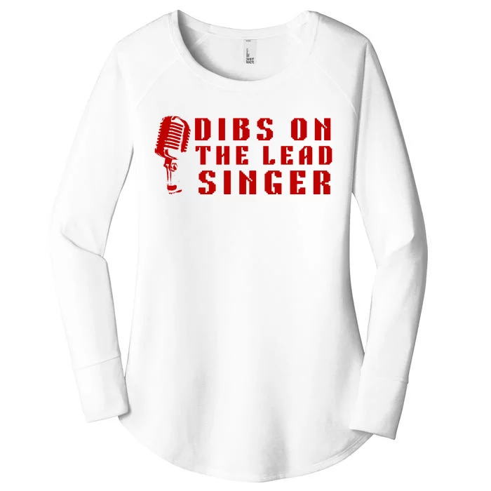 SINGER GIFT DIBS ON THE LEAD SINGER BAND VOCALIST Women's Perfect