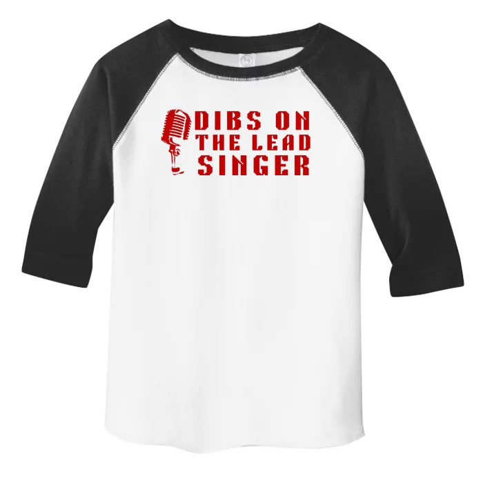 SINGER GIFT DIBS ON THE LEAD SINGER BAND VOCALIST Toddler Fine Jersey T-Shirt