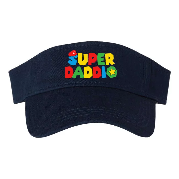 Super Gamer Dad Unleashed Celebrating Fatherly Powers Valucap Bio-Washed Visor