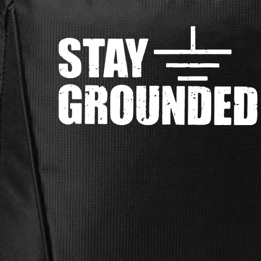 Stay Grounded Electrical Engineering Joke City Backpack