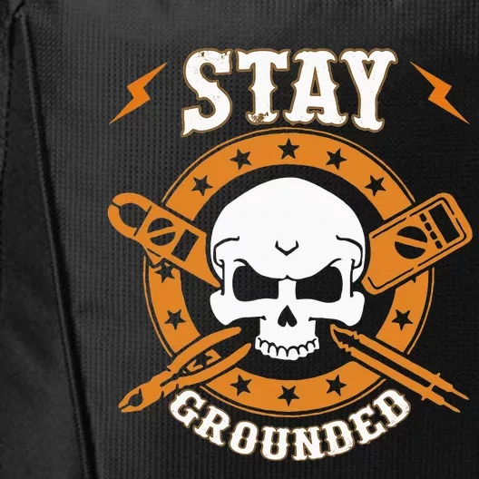 Stay Grounded Electric Electrical Electrician City Backpack