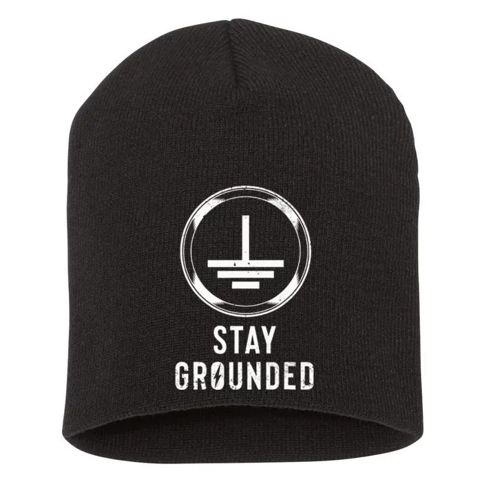 Stay Grounded Electronics Voltage Lineman Circuit Cable Short Acrylic Beanie