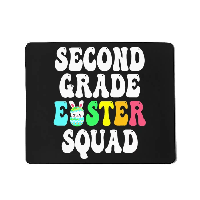 Second Grade Easter Squad Funny Easter Day 2nd Grade Teacher Mousepad