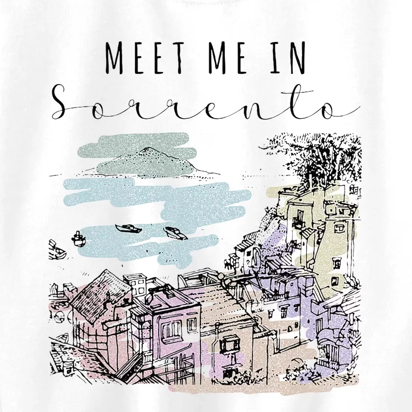 Sorrento Getaway Explore the Charm of Italy's Coastal Gem Kids Sweatshirt