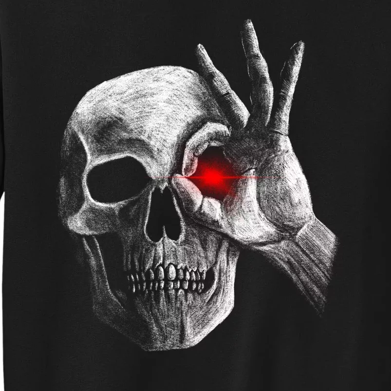 Skeleton Glowing Eye Tall Sweatshirt