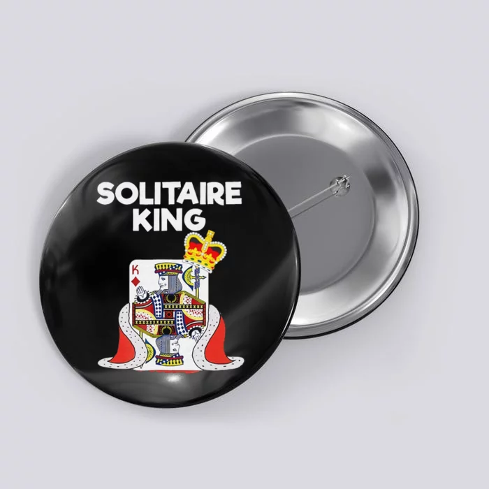 Solitaire Gifts Funny King Card Game Spider Solitaire Button