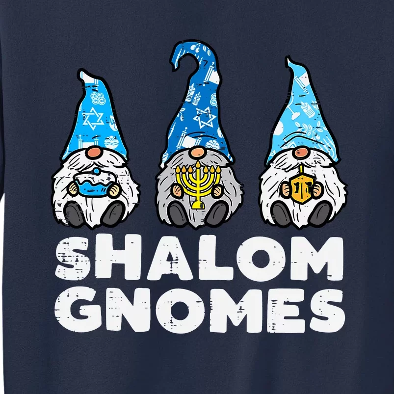 Shalom Gnomes Funny Jew Hanukkah Pajamas Chanukah Pjs Sweatshirt