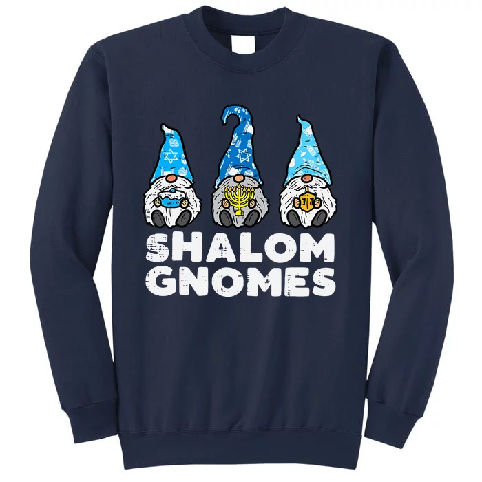 Shalom Gnomes Funny Jew Hanukkah Pajamas Chanukah Pjs Sweatshirt