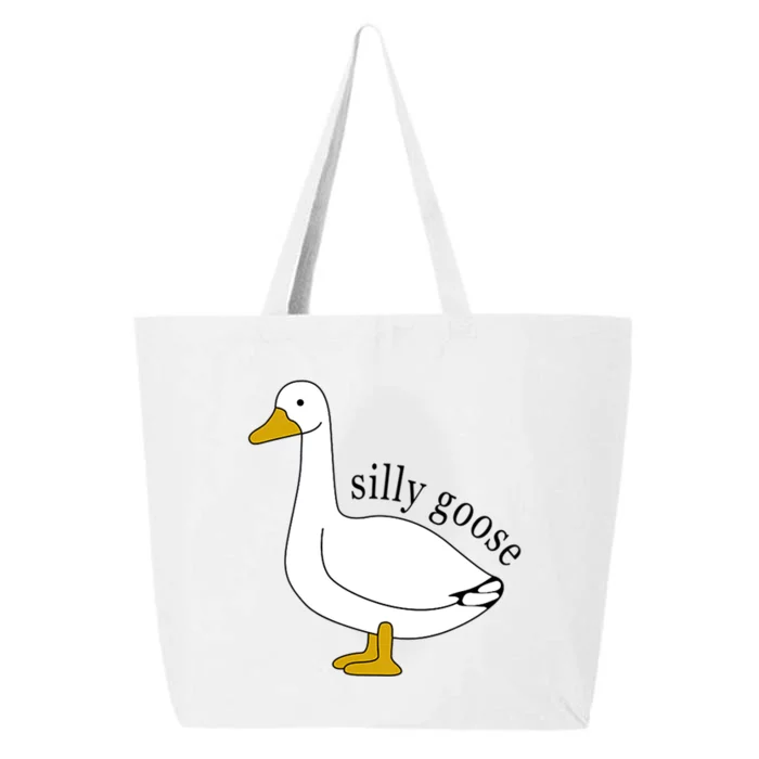 Silly Goose Funny Goose Meme Cute Goose Trendy Clothing 25L Jumbo Tote