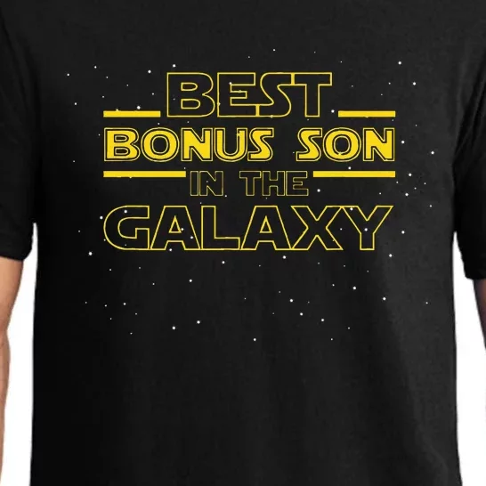 Stepson Gift For Bonus Son Best Bonus Son In Galaxy Pajama Set