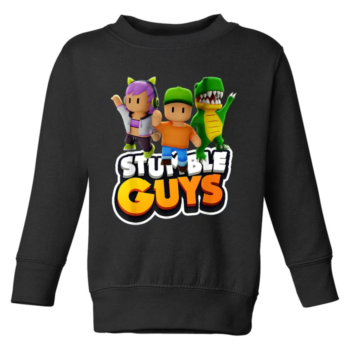 Stumble Guys Funny Stumble Guys Game For Girls Toddler Sweatshirt