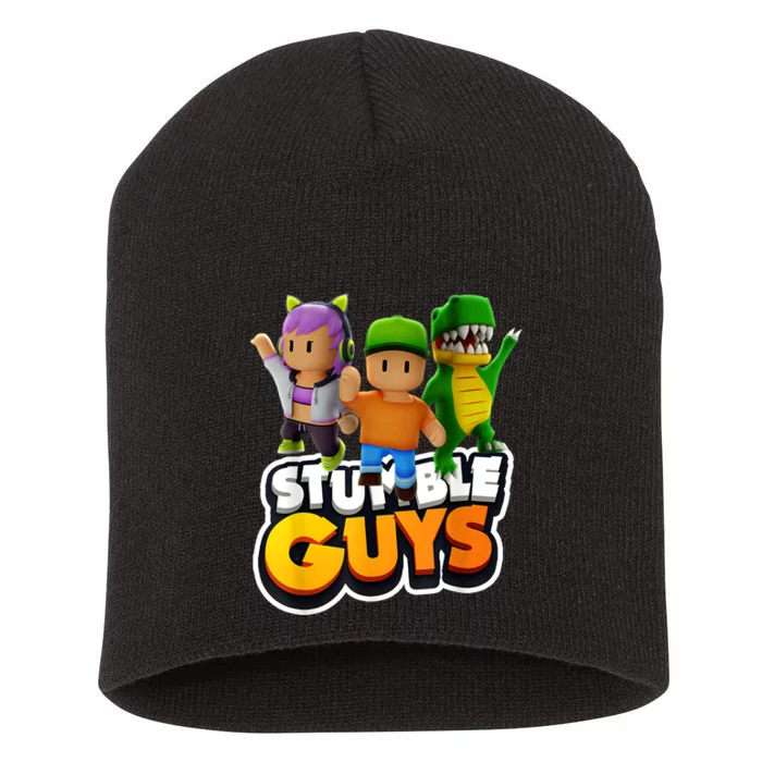 Stumble Guys Funny Stumble Guys Game For Girls Short Acrylic Beanie