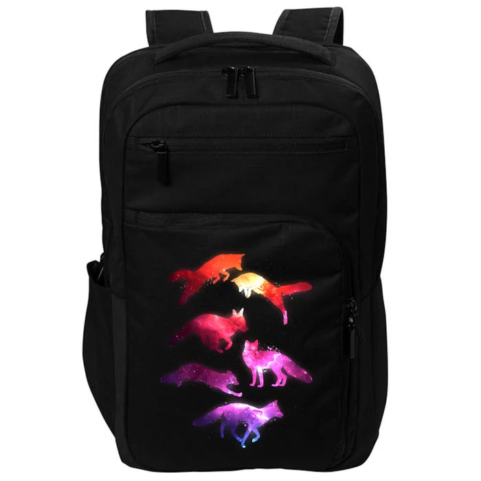 Space Galaxy Foxes Impact Tech Backpack