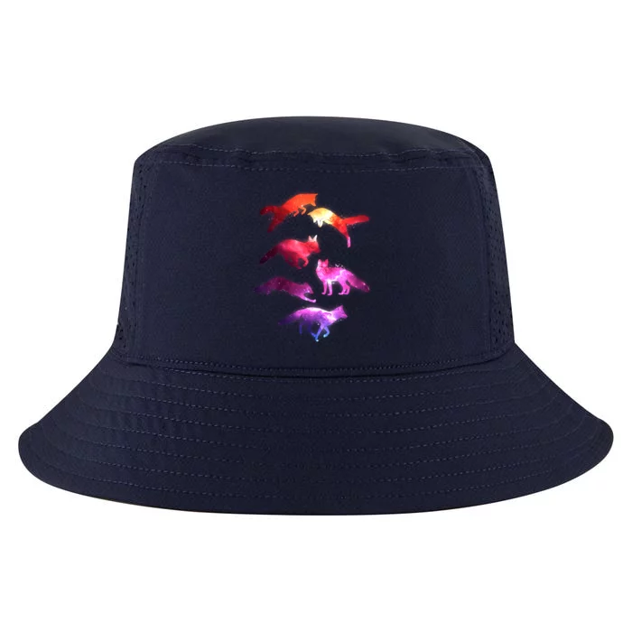 Space Galaxy Foxes Cool Comfort Performance Bucket Hat