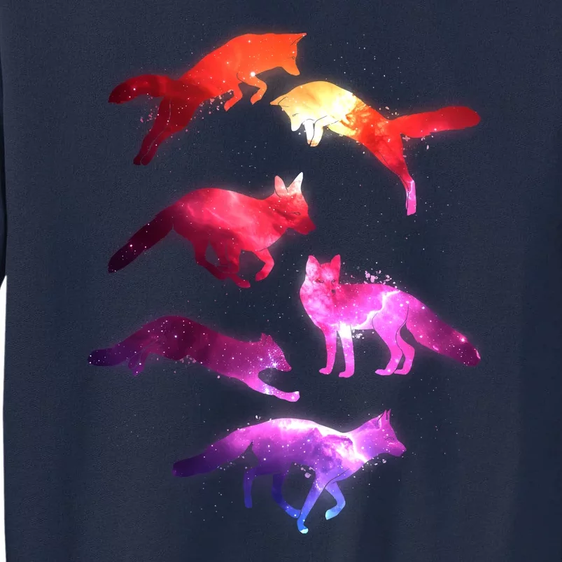 Space Galaxy Foxes Tall Sweatshirt