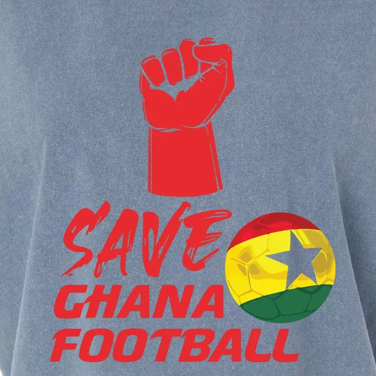 Save Ghana Football Garment-Dyed Women's Muscle Tee