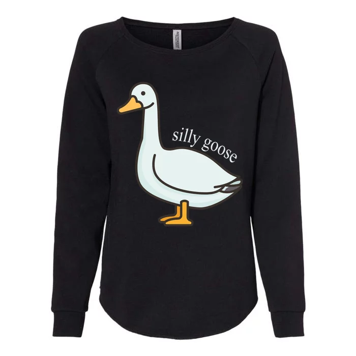 Silly Goose Funny Womens California Wash Sweatshirt