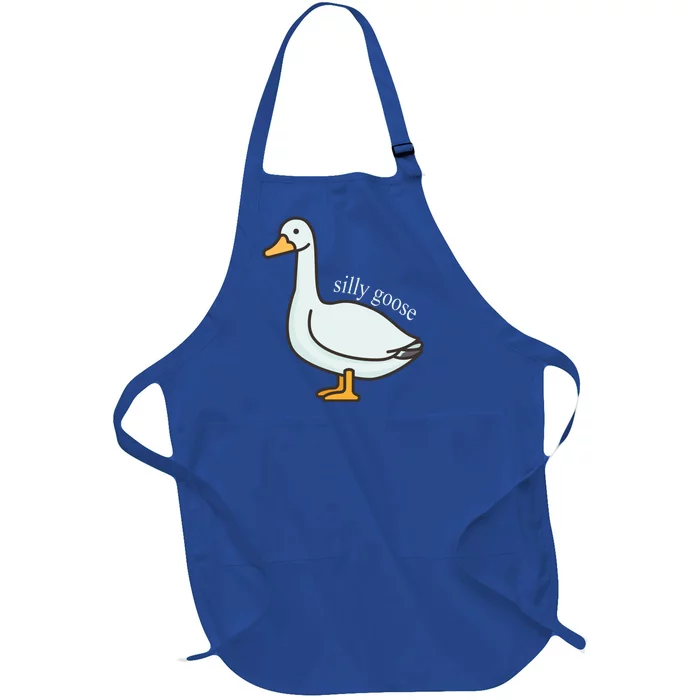 Silly Goose Funny Full-Length Apron With Pocket