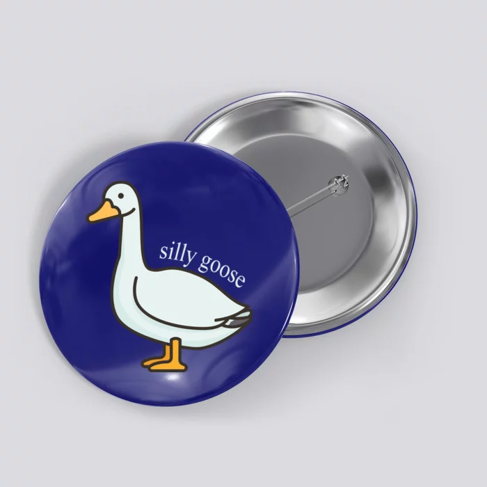 Silly Goose Funny Button