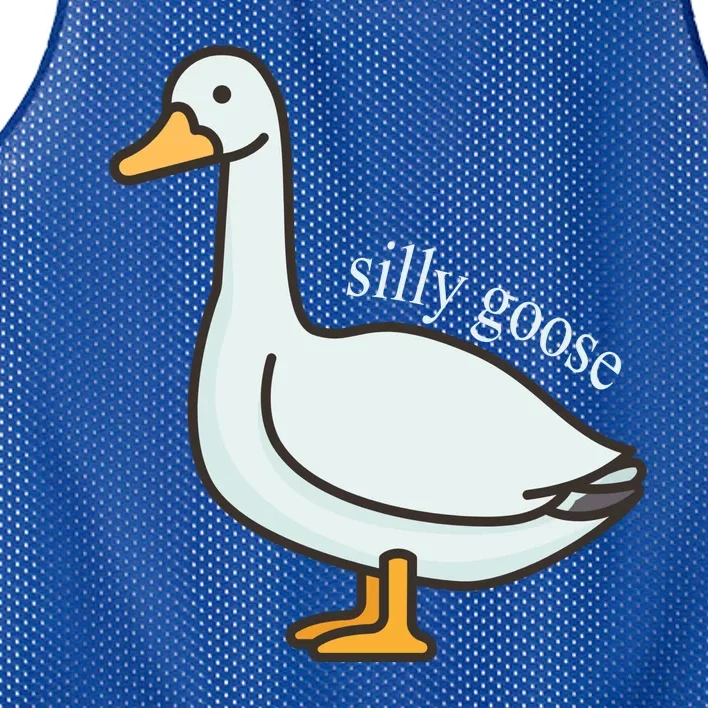 Silly Goose Funny Mesh Reversible Basketball Jersey Tank