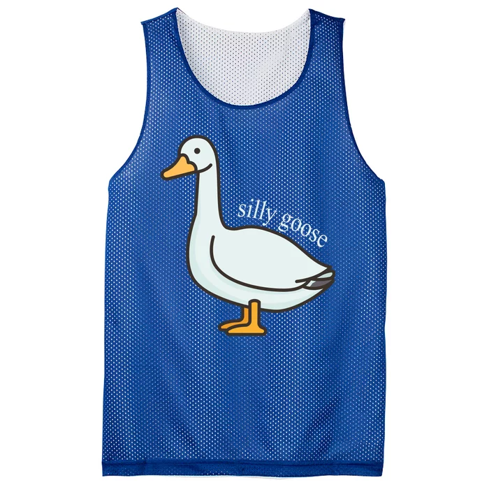 Silly Goose Funny Mesh Reversible Basketball Jersey Tank