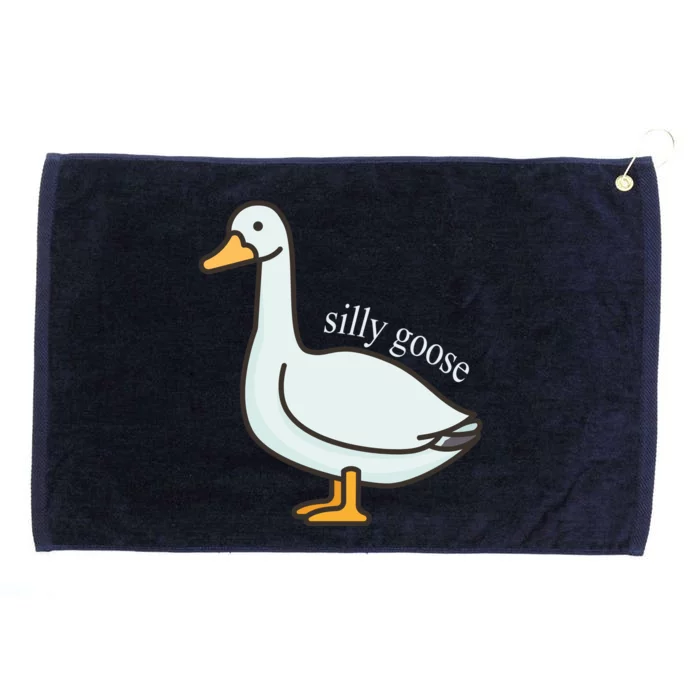 Silly Goose Funny Grommeted Golf Towel