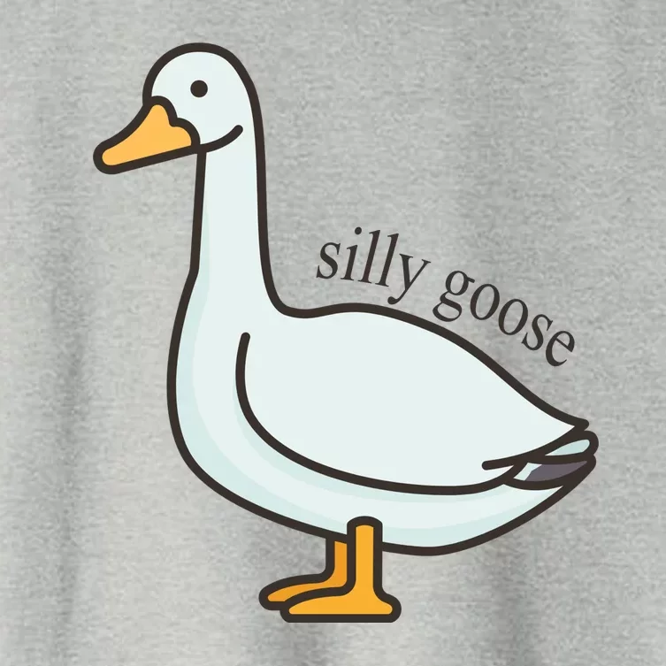 Silly Goose Funny Women's Crop Top Tee