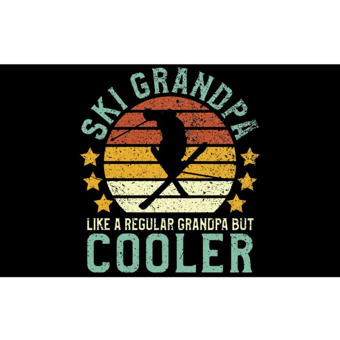 Ski Grandpa Funny Grandfather Skier & Skiing Lover Gift Bumper Sticker