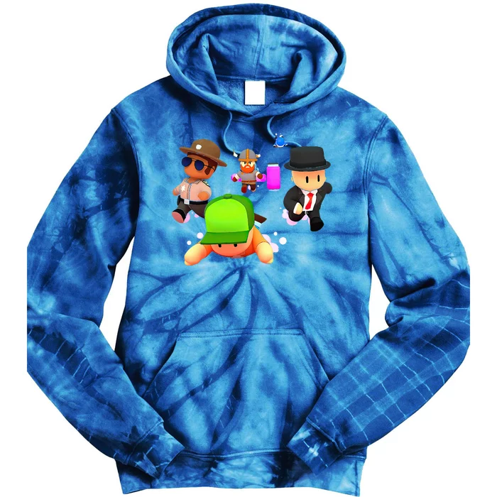 Stumble Guys  Funny Stumble Guys Tie Dye Hoodie