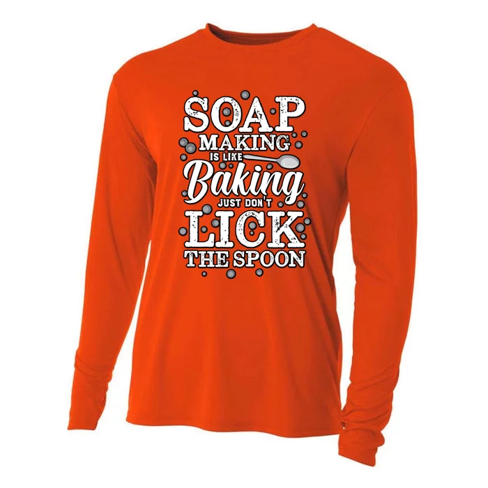 Soapmaking Gift For Soapmakers Makers Handmade Soap Making Gift Cooling Performance Long Sleeve Crew