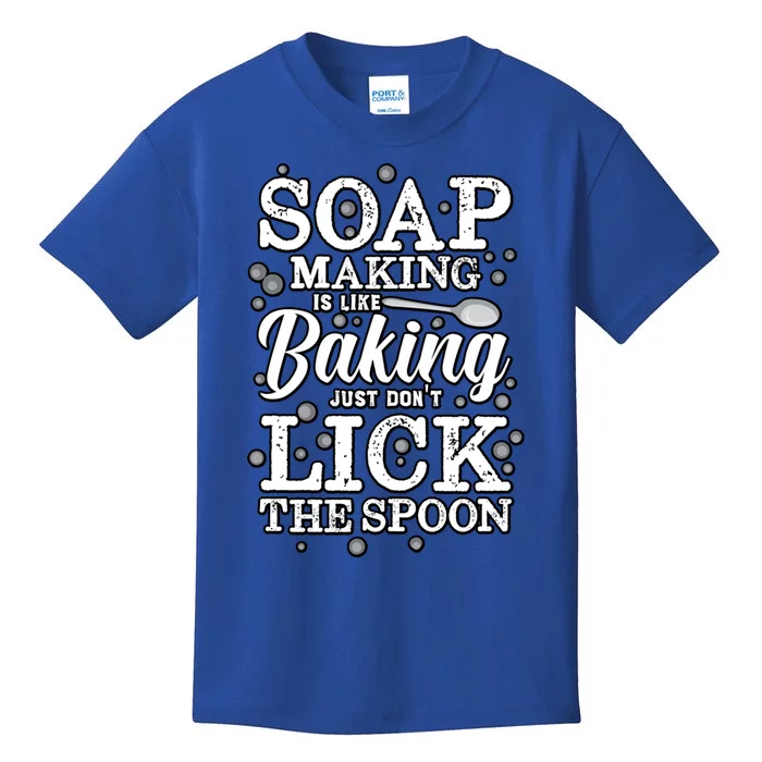 Soapmaking Gift For Soapmakers Makers Handmade Soap Making Gift Kids T-Shirt