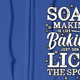 Soapmaking Gift For Soapmakers Makers Handmade Soap Making Gift Full Zip Hoodie