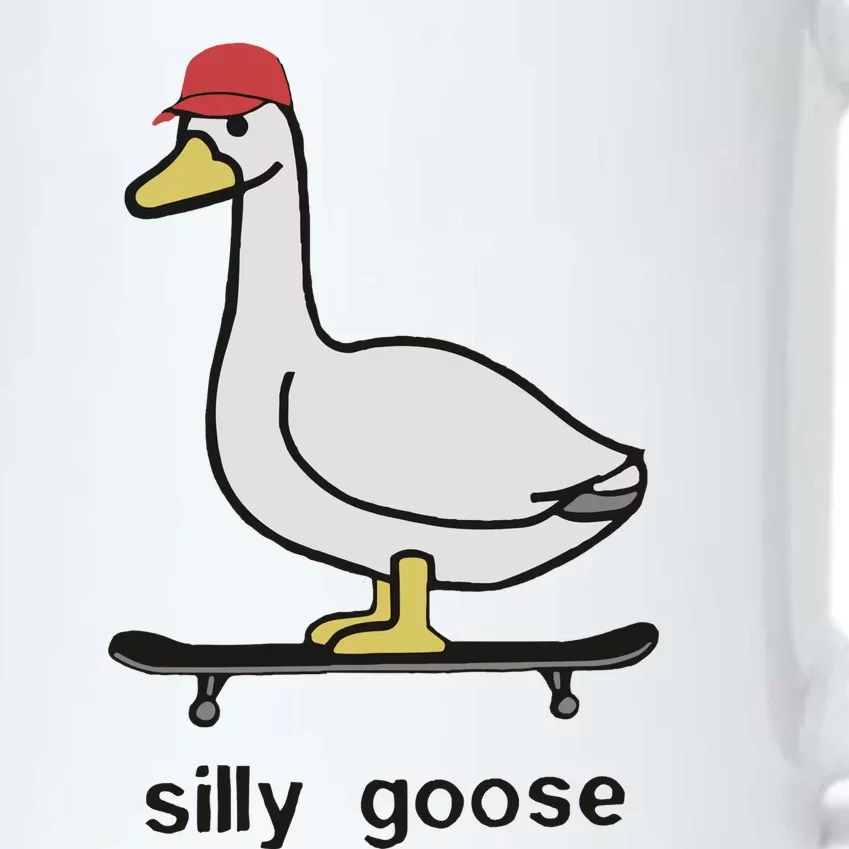 Silly Goose Funny Black Color Changing Mug