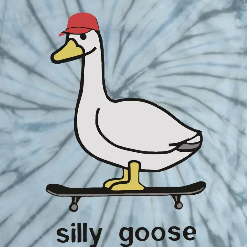 Silly Goose Funny Tie-Dye T-Shirt