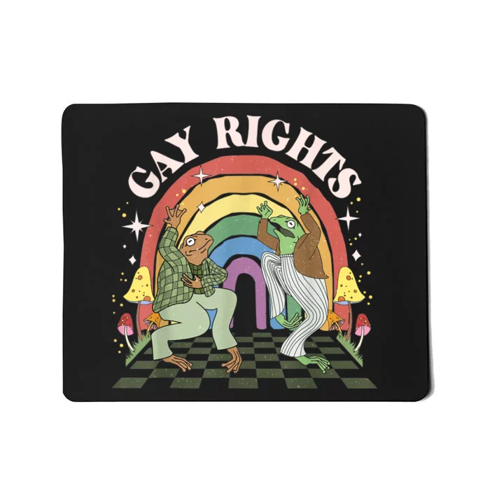 Say Gay Frog & Toad Say Gay Rights LGBT Pride Ally Lesbian Mousepad