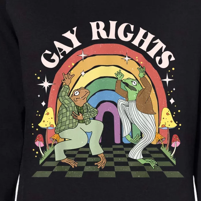 Say Gay Frog & Toad Say Gay Rights LGBT Pride Ally Lesbian Womens California Wash Sweatshirt