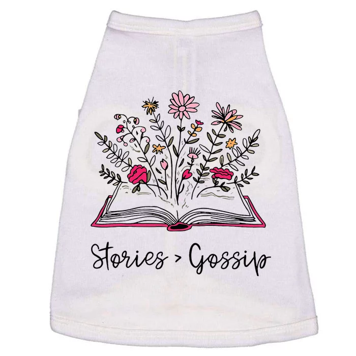 Stories Gossip Funny Bookworm Book Lover Reading Library Doggie Tank