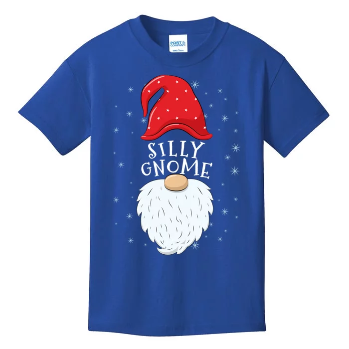 Silly Gnome Funny Matching Family Group Christmas Cute Gift Kids T-Shirt