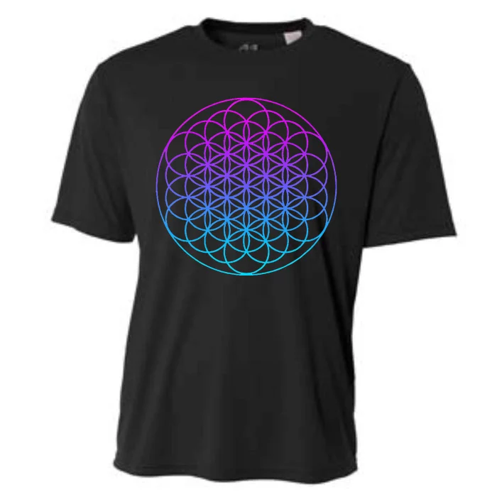 Sacred Geometry Flower Of Life Cooling Performance Crew T-Shirt