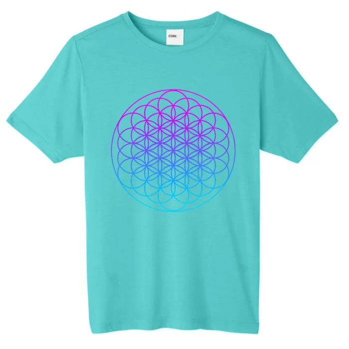 Sacred Geometry Flower Of Life ChromaSoft Performance T-Shirt