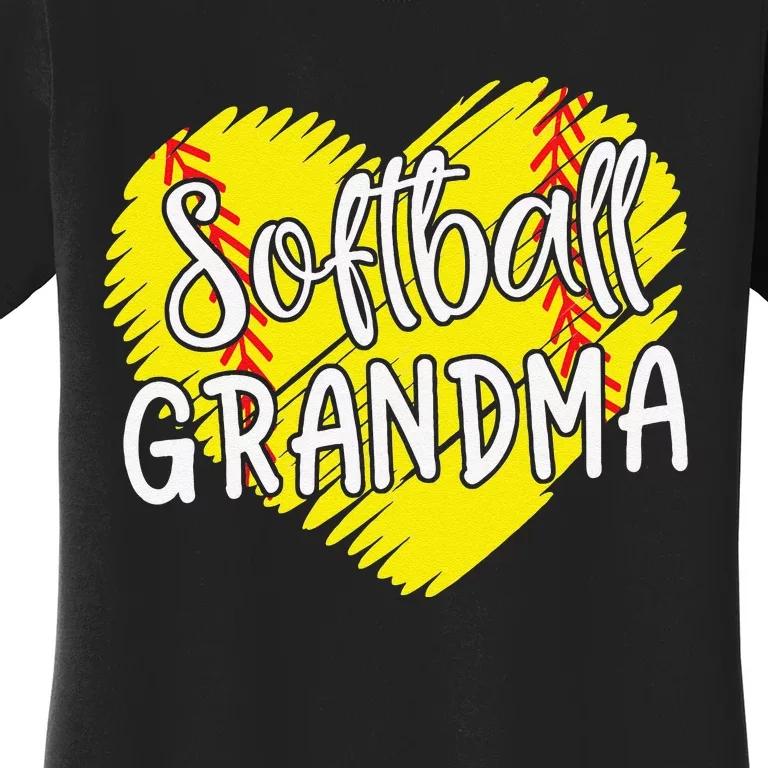 Softball Grandma For Women Baller Grandma Mother's Day Women's T-Shirt