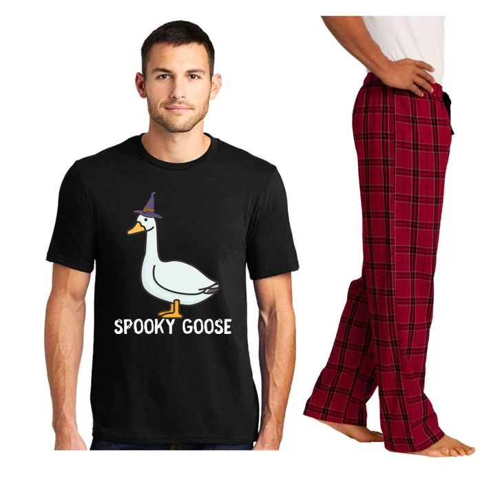 Spooky Goose Funny Goose Halloween Pajama Set